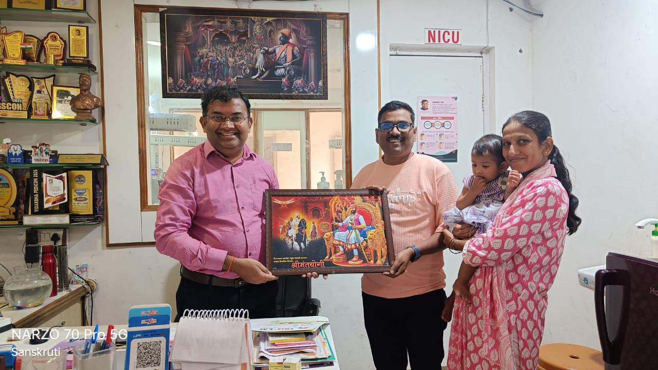 “संस्कृती” या वेंटीलेटर वर असणाऱ्या बाळाने वयाचे पहिले वर्ष पूर्ण केले .